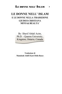 LE DONNE NELL’ ISLAM conv 0